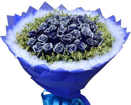 蓝玫瑰的花语（探究蓝色花海中那一抹与众不同的颜色）