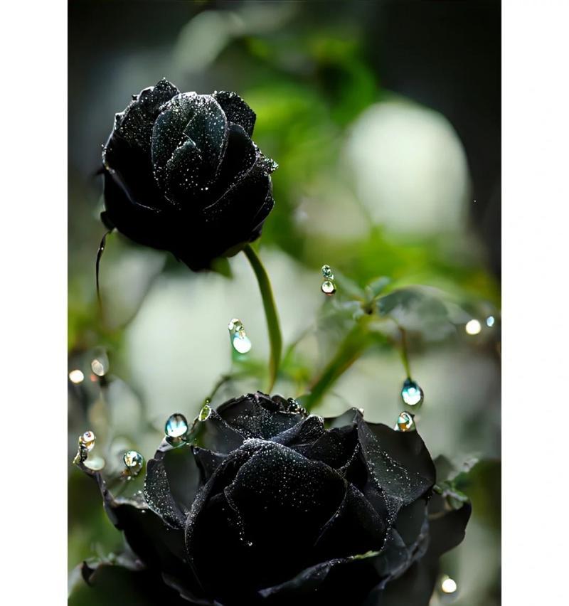 黑玫瑰的花语与寓意（探究黑玫瑰的神秘与美丽）