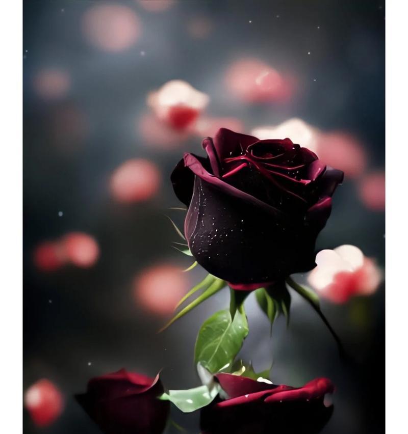黑色的玫瑰花语（深邃、神秘、绝美的象征）