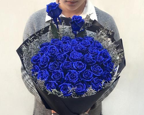 蓝色玫瑰花的花语及含义（解读蓝色玫瑰的神秘符号）
