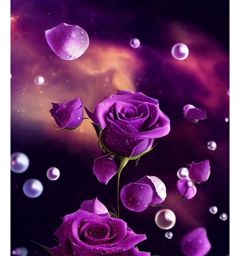 紫色玫瑰的花语之浪漫与神秘（揭秘紫色玫瑰所传递的情感和寓意）