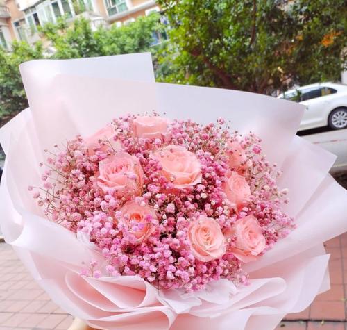 九朵粉玫瑰的寓意与象征（纯真、浪漫、永恒——用九朵粉玫瑰传递的情感）
