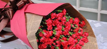 大红色康乃馨的花语——热情和爱情之花（在这世间绽放出最美的康乃馨，它们用火热的红色传递真挚的情感）