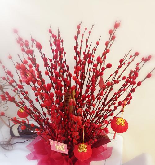 银柳的寓意与象征意义——春节的美好祝福（流动的银色丝带）