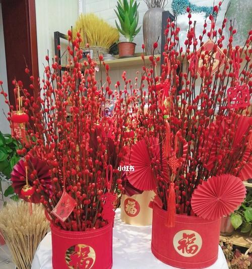 银柳的寓意与象征意义——春节的美好祝福（流动的银色丝带）