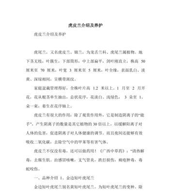 剑兰栽种方法及时间详解（打造花园新亮点）