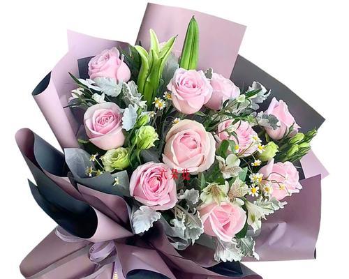 11朵玫瑰花加11朵百合花