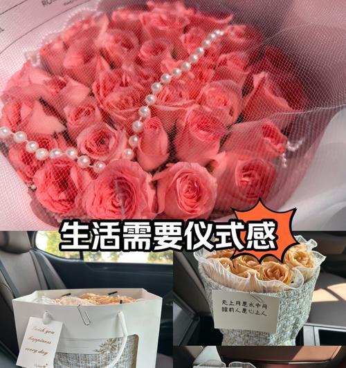 香槟玫瑰和戴安娜花束图片区别大吗