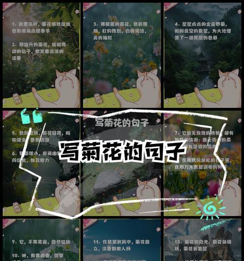 菊花的介绍50字左右句子？有哪些简洁的介绍？