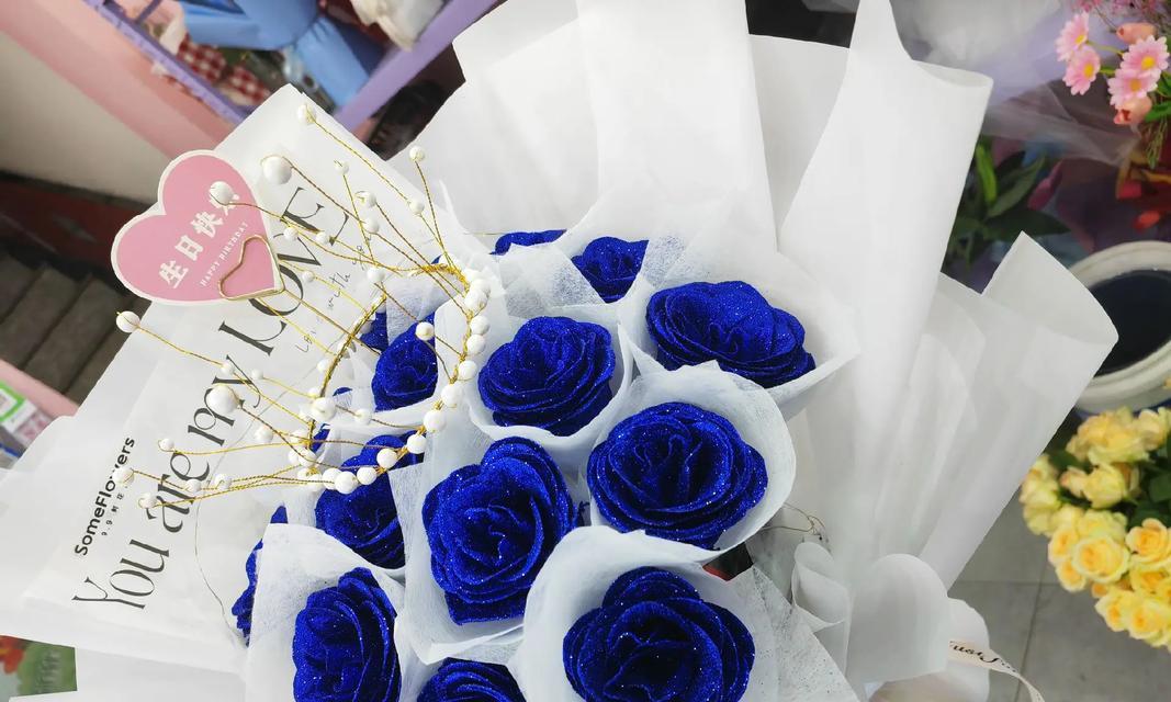 99朵纯色蓝色妖姬玫瑰花包装怎么样