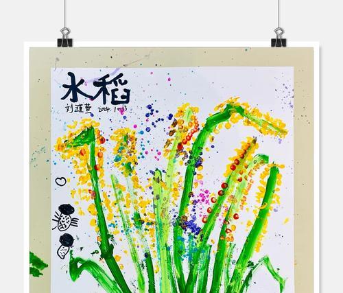 水稻两种颜色分别代表什么？