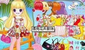 花卉课程中包含哪些小游戏？这些游戏的名字是什么？