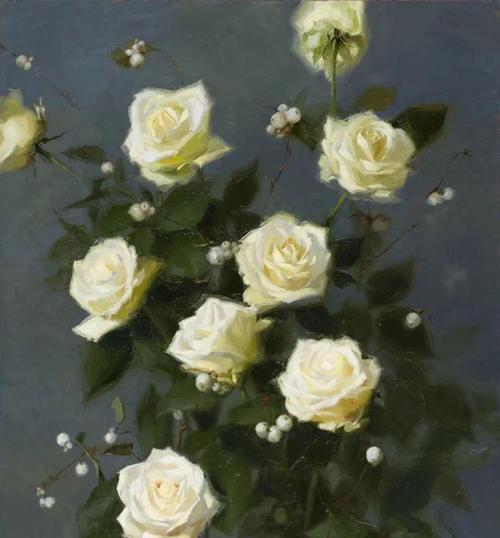现代油画植物花卉特点有哪些？这些特点如何体现在油画中？