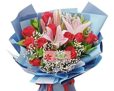 兄弟送百合的网络用语含义是什么？代表什么情感？