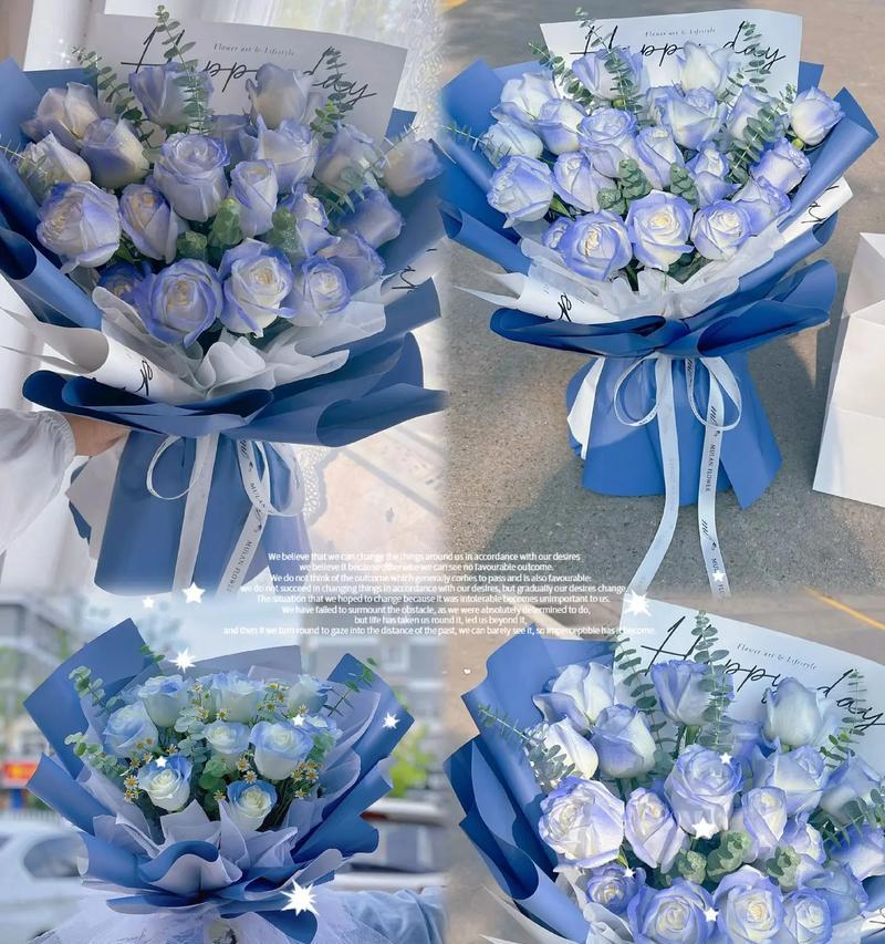 浅蓝色玫瑰花的寓意是什么？它传递了怎样的情感？