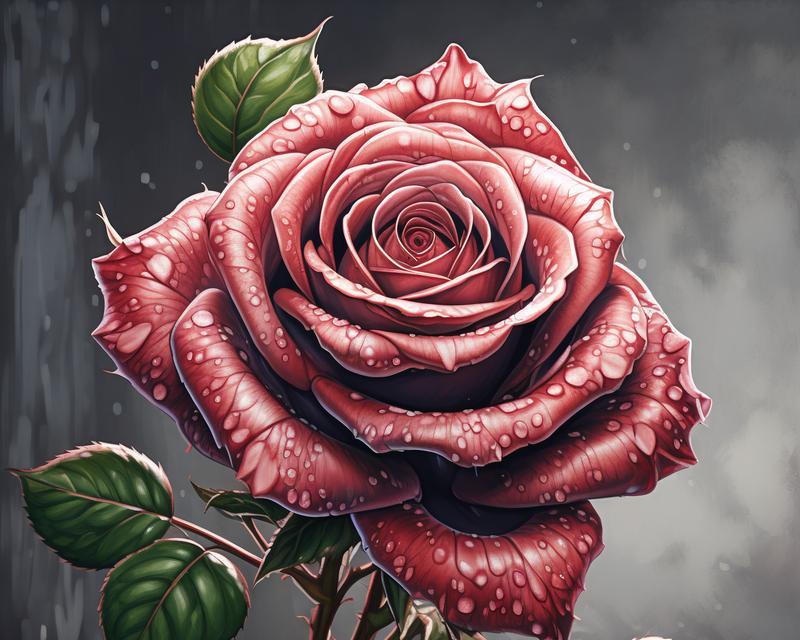 一朵玫瑰花的含义是什么？