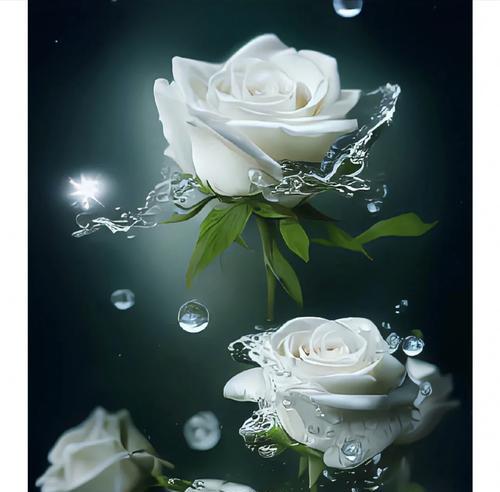 蓝白玫瑰花的象征意义是什么？蓝白玫瑰花语代表什么？