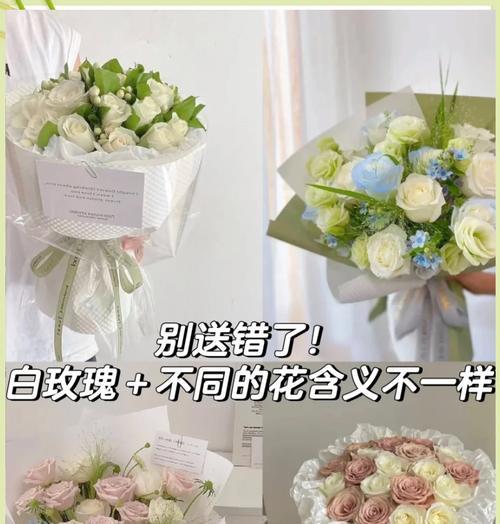 白玫瑰作为礼物的花语是什么？