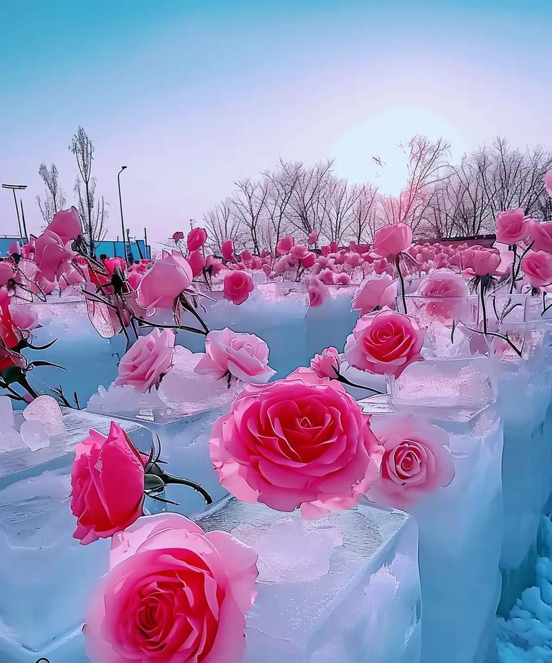 冰封玫瑰花象征着什么情感？