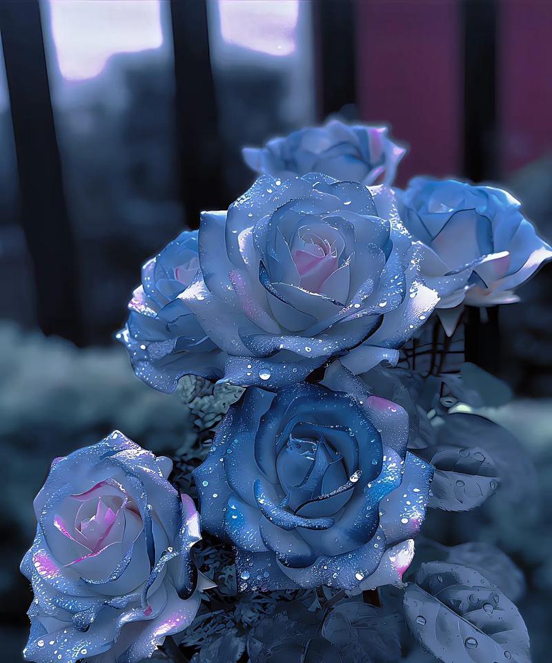 小镇中玫瑰花的花语有何不同？