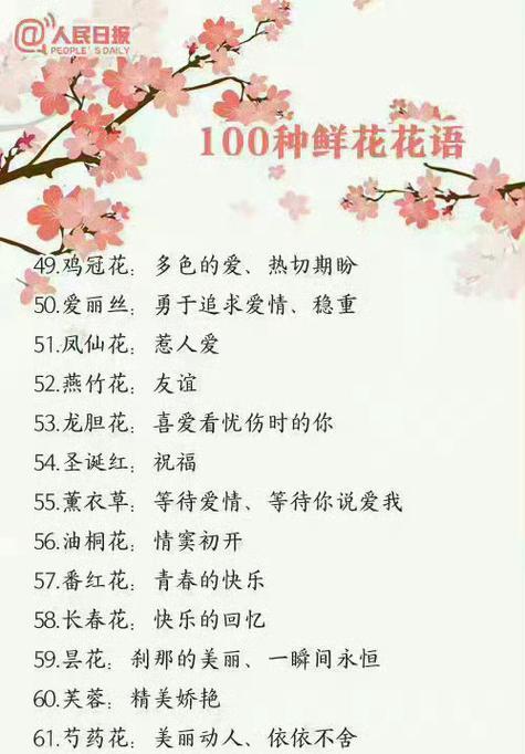 爱情的花语是什么？它表达了哪些情感？