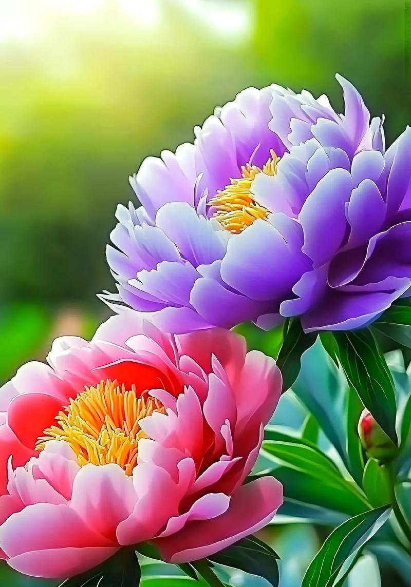混色牡丹花插花的美观技巧有哪些？