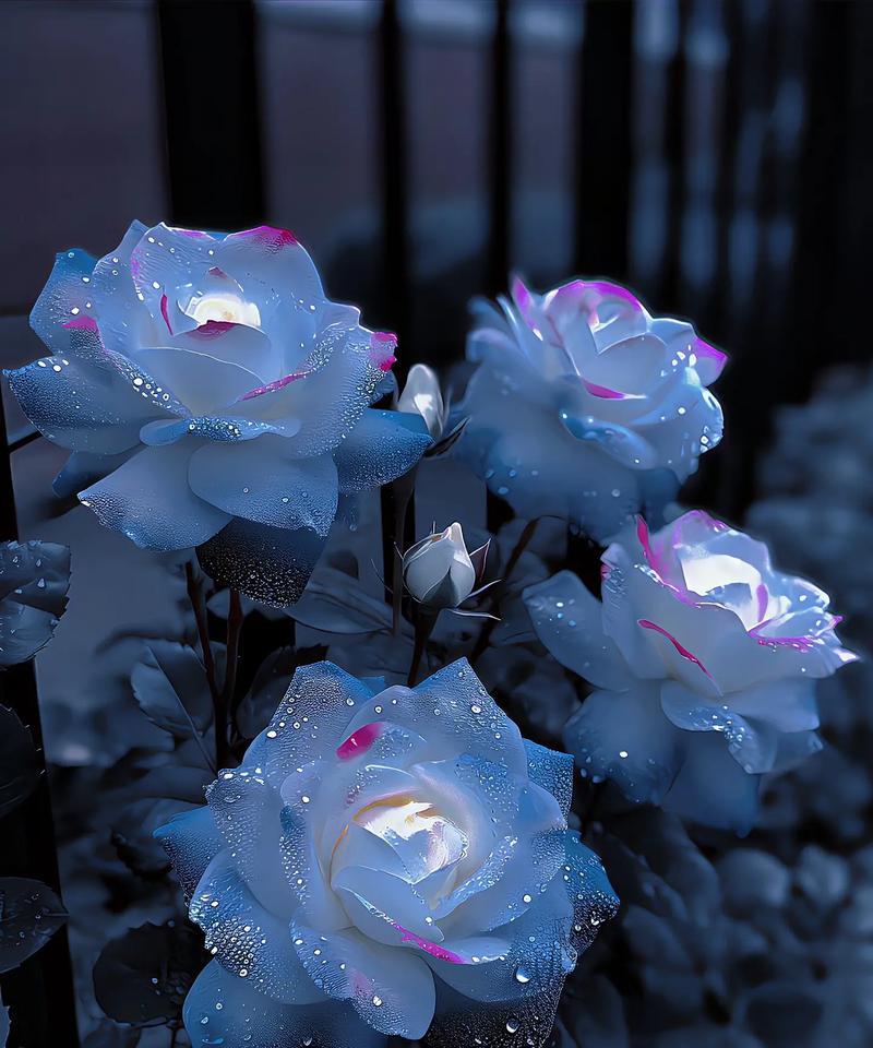 玫瑰冰蓝花语有何深意？适合什么场合？
