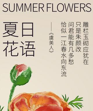 夏日花语中叶子的颜色是什么？