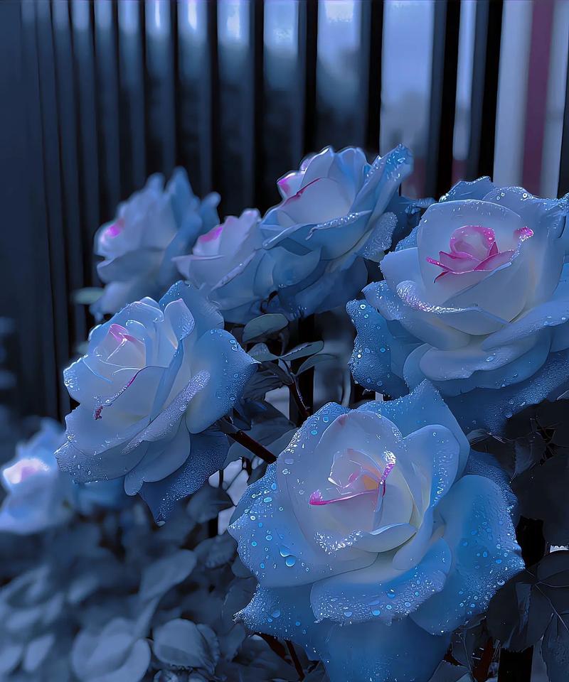 碎冰蓝玫瑰的花语是什么？假花与真花的花语有何不同？