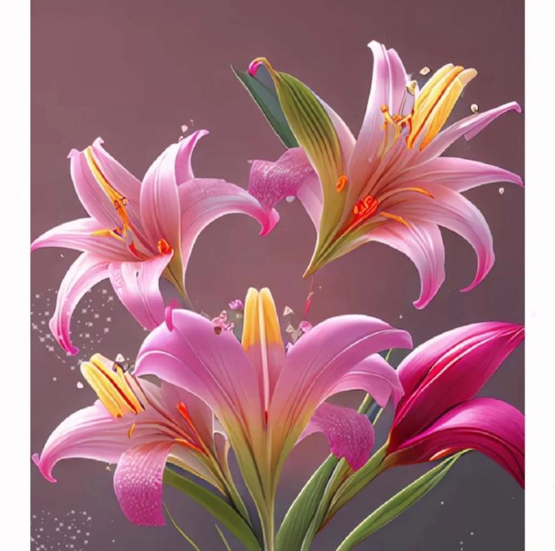 百合和满天星的花语是什么？它们共同传递了哪些信息？