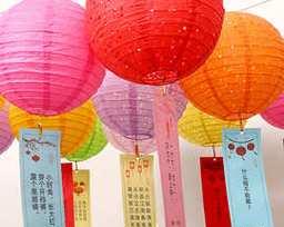 灯笼猜灯谜活动中的花语是什么？