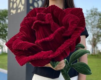 巨型玫瑰花适合搭配哪种花？