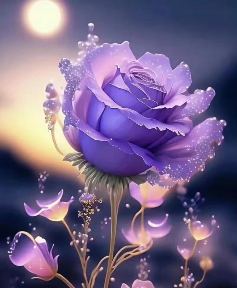 紫玫瑰的花语代表了什么情感？