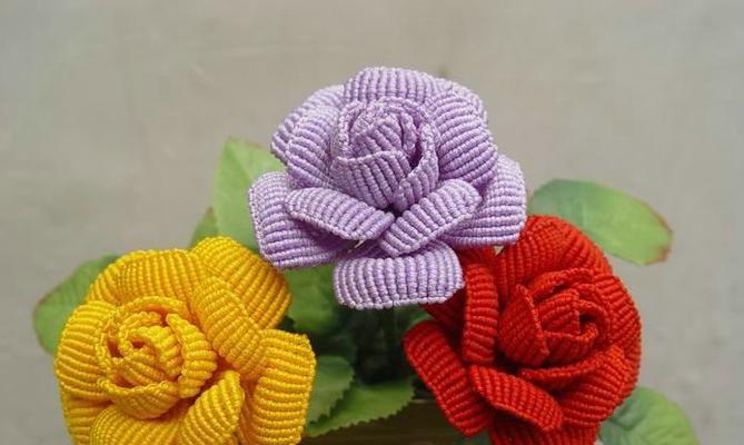 怎么织玫瑰花的花瓣教程？