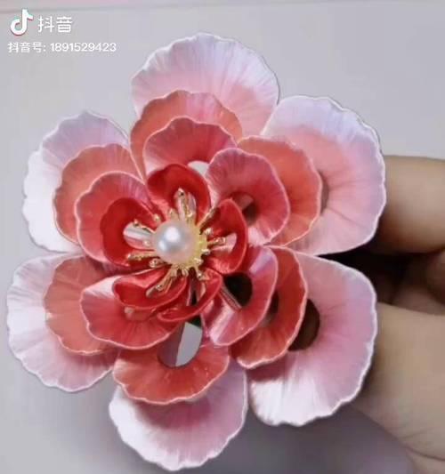 金边牡丹花的缠花如何正确处理？