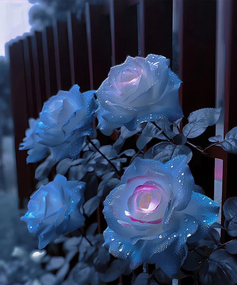 蓝色酒杯玫瑰花语有何独特之处？