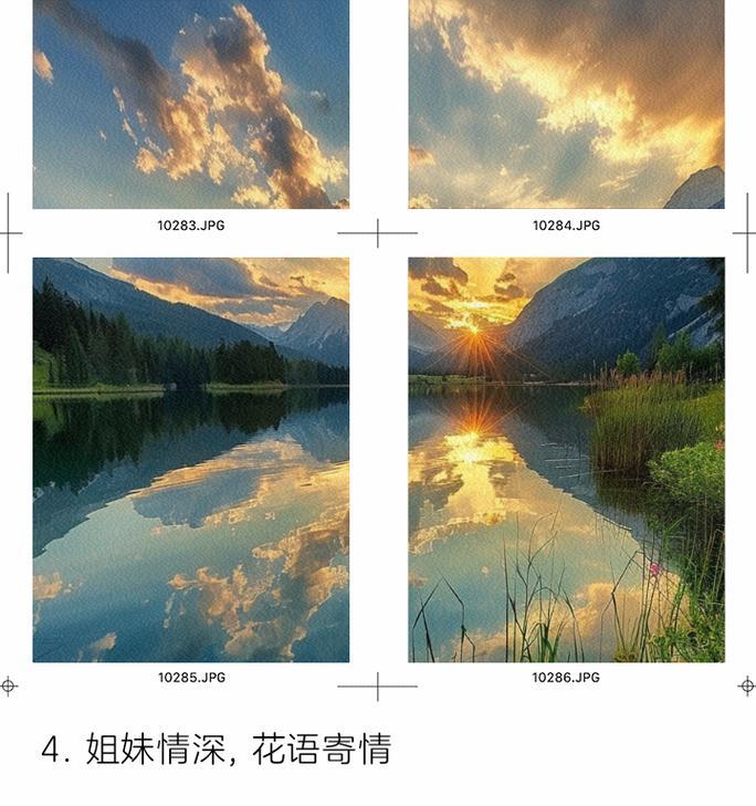 姐妹名字中的花语有何特殊含义？