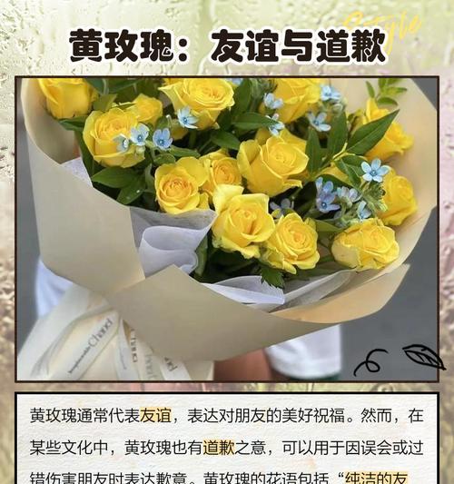 送对象的金色玫瑰花代表什么？金色玫瑰花的花语有何不同？