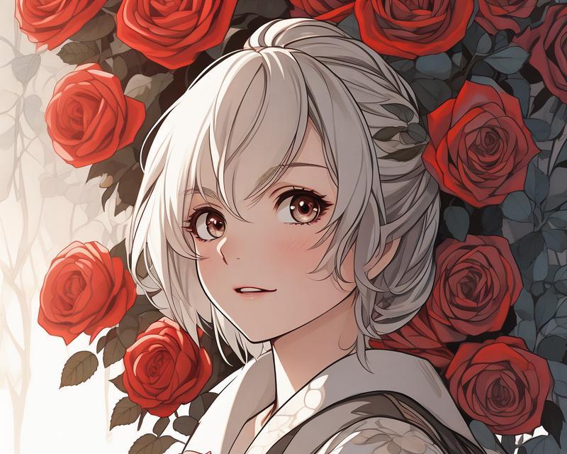 女头像背后有玫瑰花代表了什么意义？