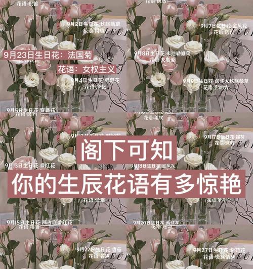 生日测花语有何意义？如何根据生日选择花语？