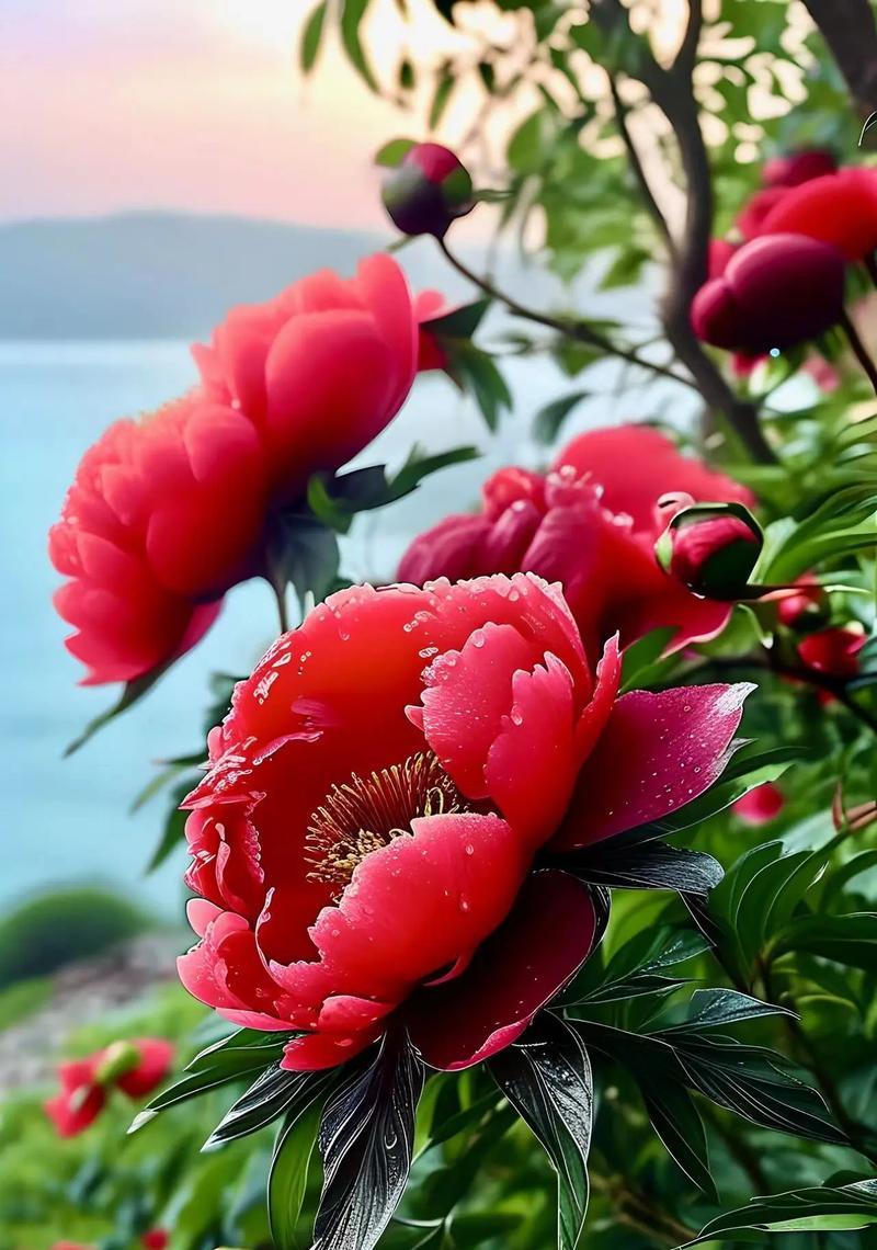 红色牡丹花代表的花语是什么？