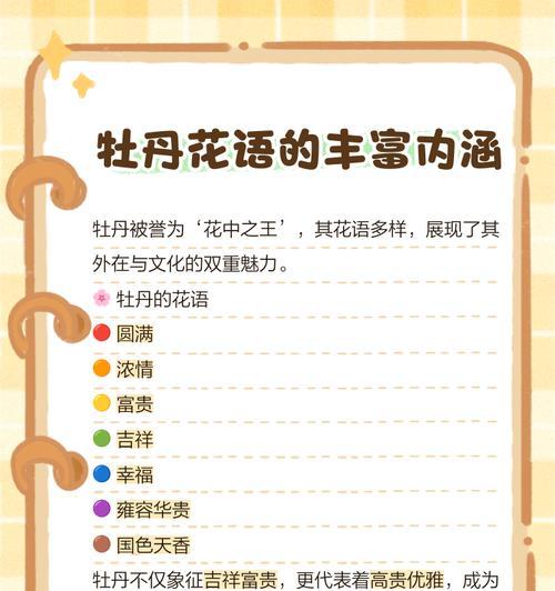 叶上牡丹花语是什么？如何用它来表达富贵？