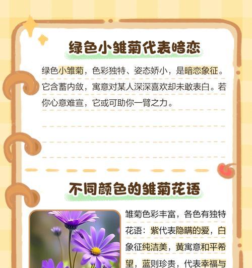 青绿色代表的花语含义是什么？