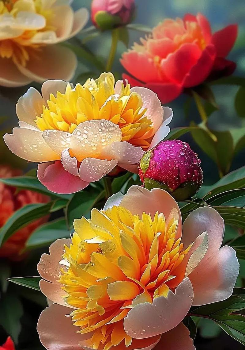 牡丹花的颜色有哪些？不同颜色的牡丹花有何寓意？
