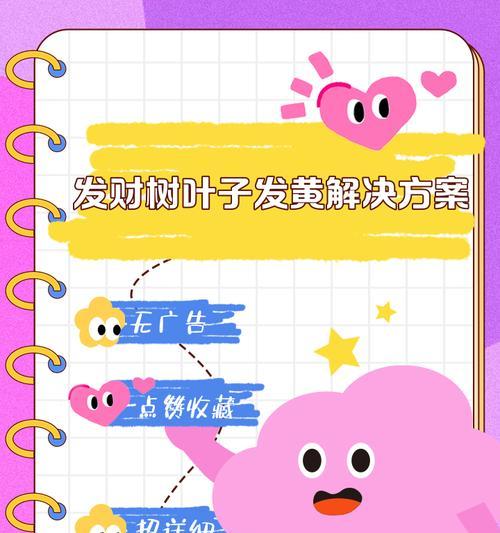 发财树叶子发黄的原因是什么？如何解决？