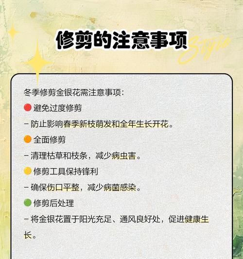藤金银花修剪的最佳时机和方法是什么？