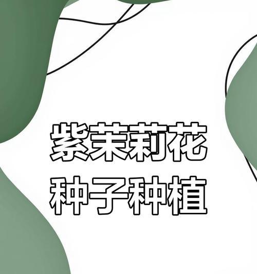 茉莉种子怎么种植方法