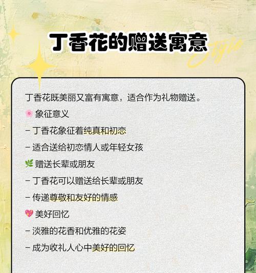 丁香花的花语是什么？了解丁香花代表的含义和象征意义？