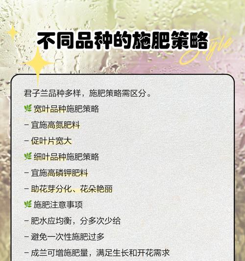微酸土壤中君子兰的施肥技巧是什么？