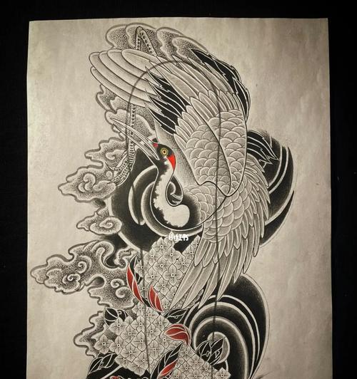 纹身中花鹤图案的含义是什么？